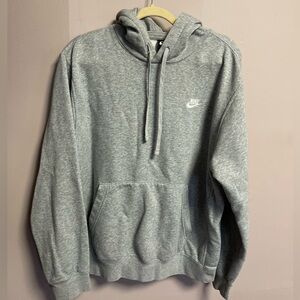 Nike Heather Gray Men's Hoodie, Size M